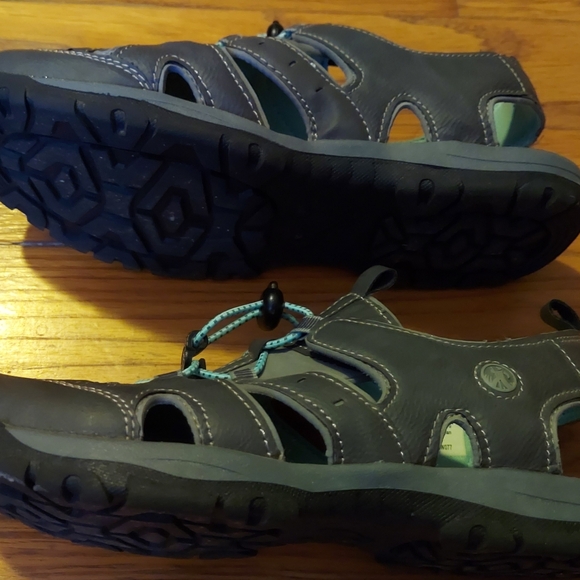 NORTHSIDE Women´s Sandals Burke II Sport Grey / AQua   Size 9 - Picture 5 of 7